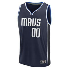 Dallas Mavericks Fast Break Custom Jersey Statement Editi- Navy - Fanatics outlet