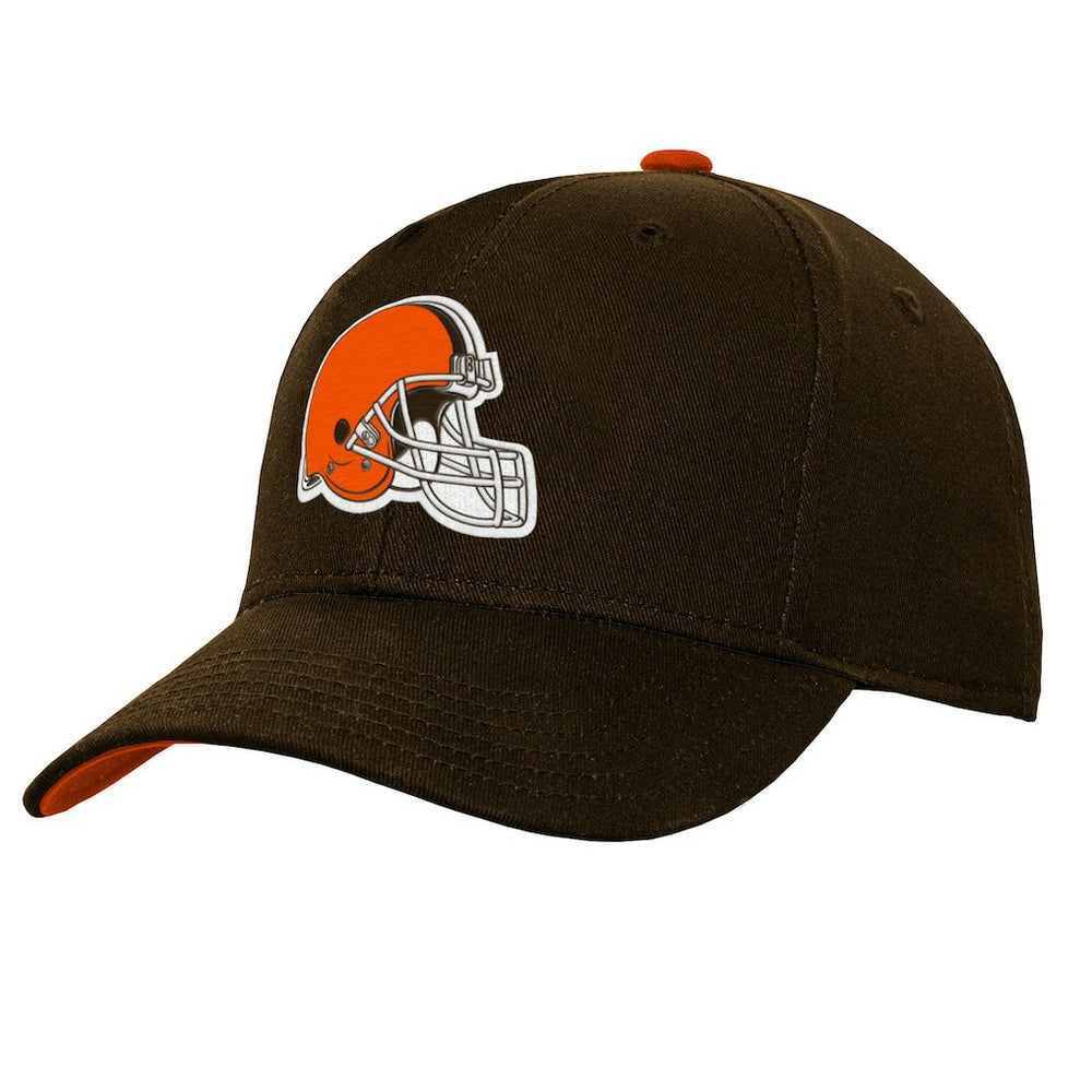 Cleveland Browns Outerstuff Youth Team Pre-Curved Adjustable Hat - Brown Hats