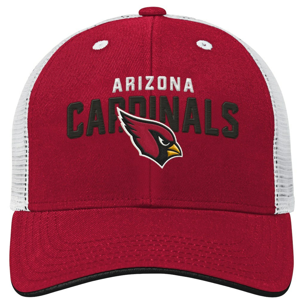Arizona Cardinals Outerstuff Youth Core Lockup Trucker Adjustable Hat - Cardinal Hats