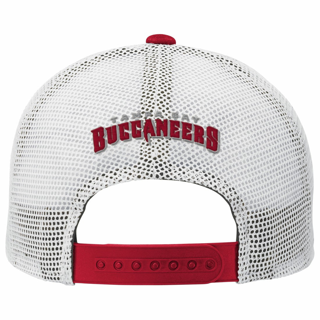 Tampa Bay Buccaneers Outerstuff Youth Core Lockup Trucker Adjustable Hat - Red Hats