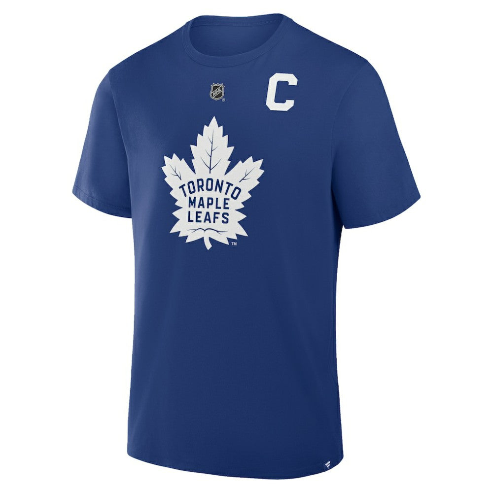 Auston Matthews Toronto Maple Leafs Fanatics Authentic Stack Name & Number T-Shirt - Blue | US 202539690