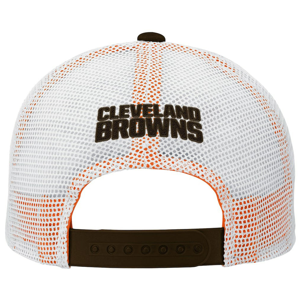 Cleveland Browns Outerstuff Preschool Core Lockup Trucker Adjustable hat - Brown Hats