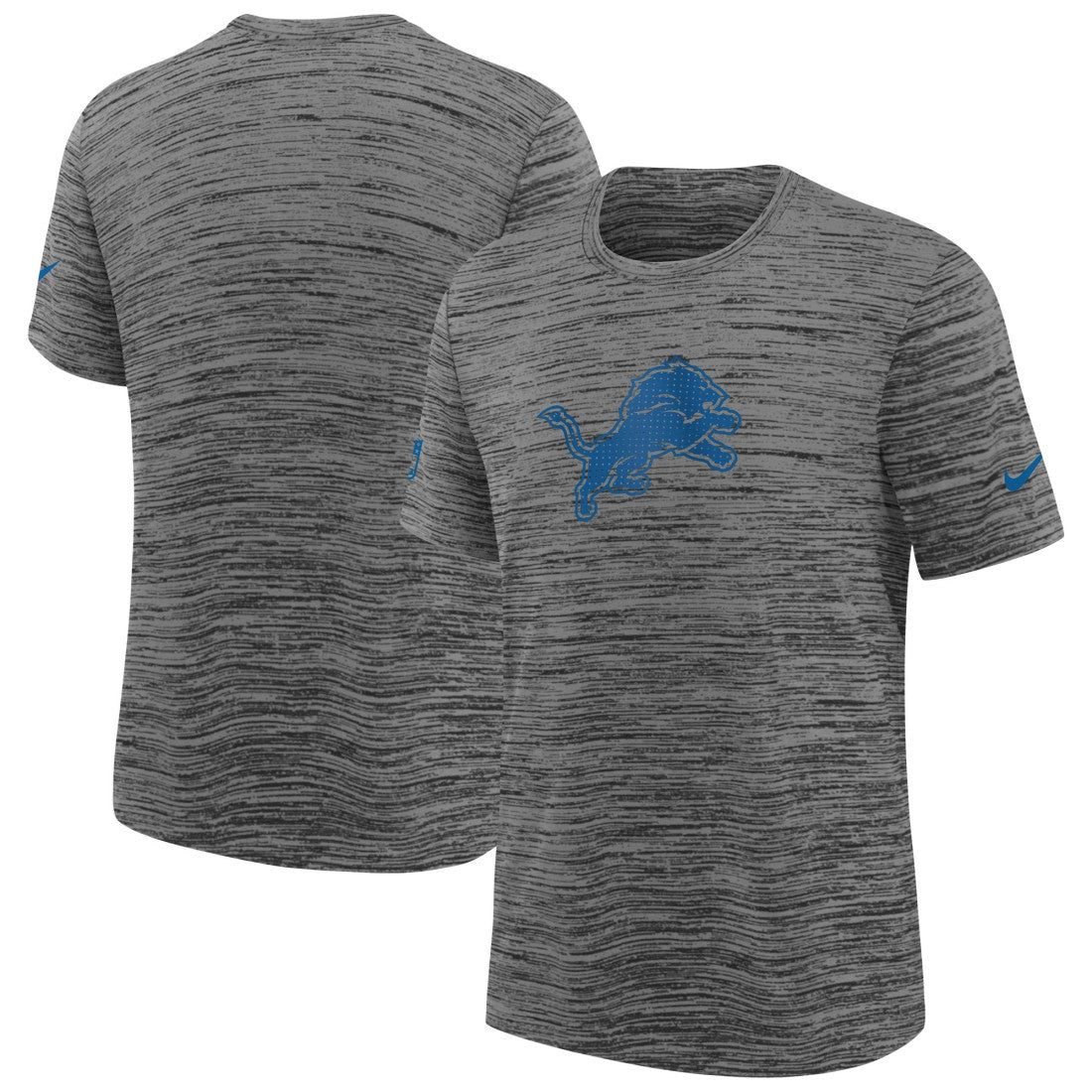 Detroit Lions Youth Sideline Velocity Performance T-Shirt - Heather Gray T-shirts