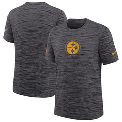 Pittsburgh Steelers Youth Sideline Velocity Performance T-Shirt - Black T-shirts
