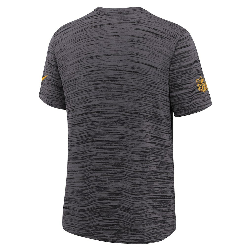Pittsburgh Steelers Youth Sideline Velocity Performance T-Shirt - Black T-shirts