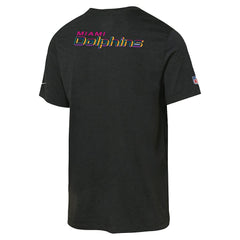 Miami Dolphins Youth 2025 NFL Crucial Catch Tri-Blend Dri-FIT T-Shirt - Black T-shirts