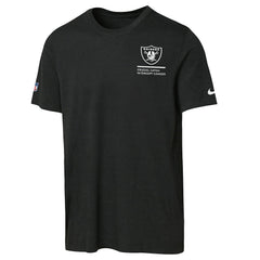 Las Vegas Raiders Youth 2025 NFL Crucial Catch Tri-Blend Dri-FIT T-Shirt - Black T-shirts