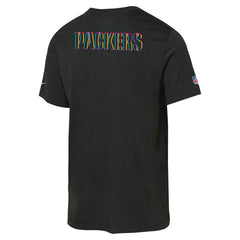 Green Bay Packers Youth 2025 NFL Crucial Catch Tri-Blend Dri-FIT T-Shirt - Black T-shirts