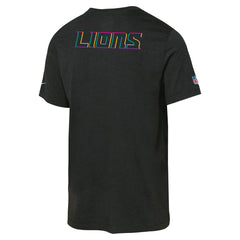 Detroit Lions Youth 2025 NFL Crucial Catch Tri-Blend Dri-FIT T-Shirt - Black T-shirts