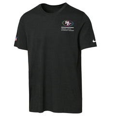 San Francisco 49ers Youth 2025 NFL Crucial Catch Tri-Blend Dri-FIT T-Shirt - Black T-shirts