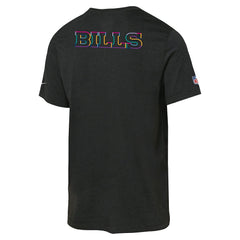 Buffalo Bills Youth 2025 NFL Crucial Catch Tri-Blend Dri-FIT T-Shirt - Black T-shirts