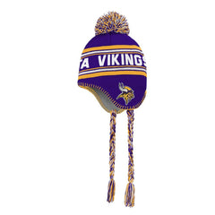 Minnesota Vikings Preschool Jacquard Tassel Knit Hat with Pom - Purple Hats