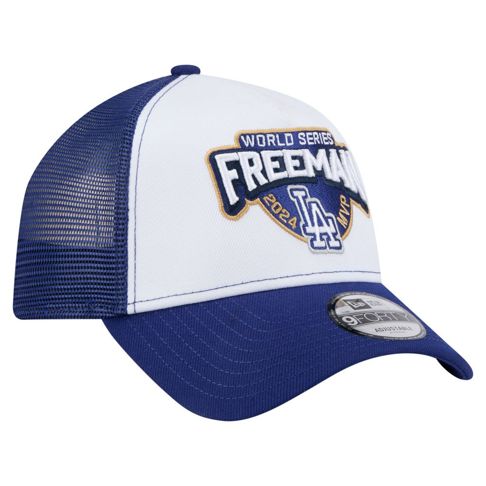 Freddie Freeman Los Angeles Dodgers New Era 2024 World Series MVP 9FORTY Adjustable Hat - White Hats