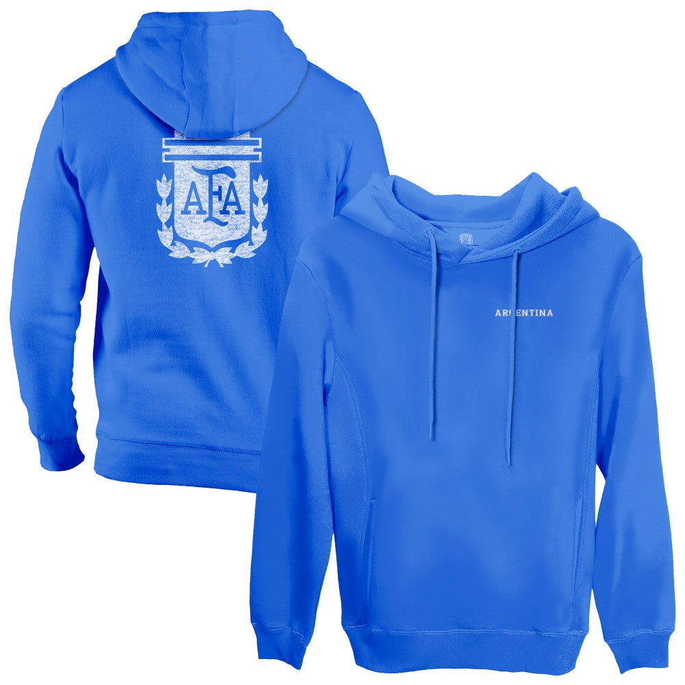 Argentina National Team 1863FC Wordmark Fleece Pullover Hoodie Blue