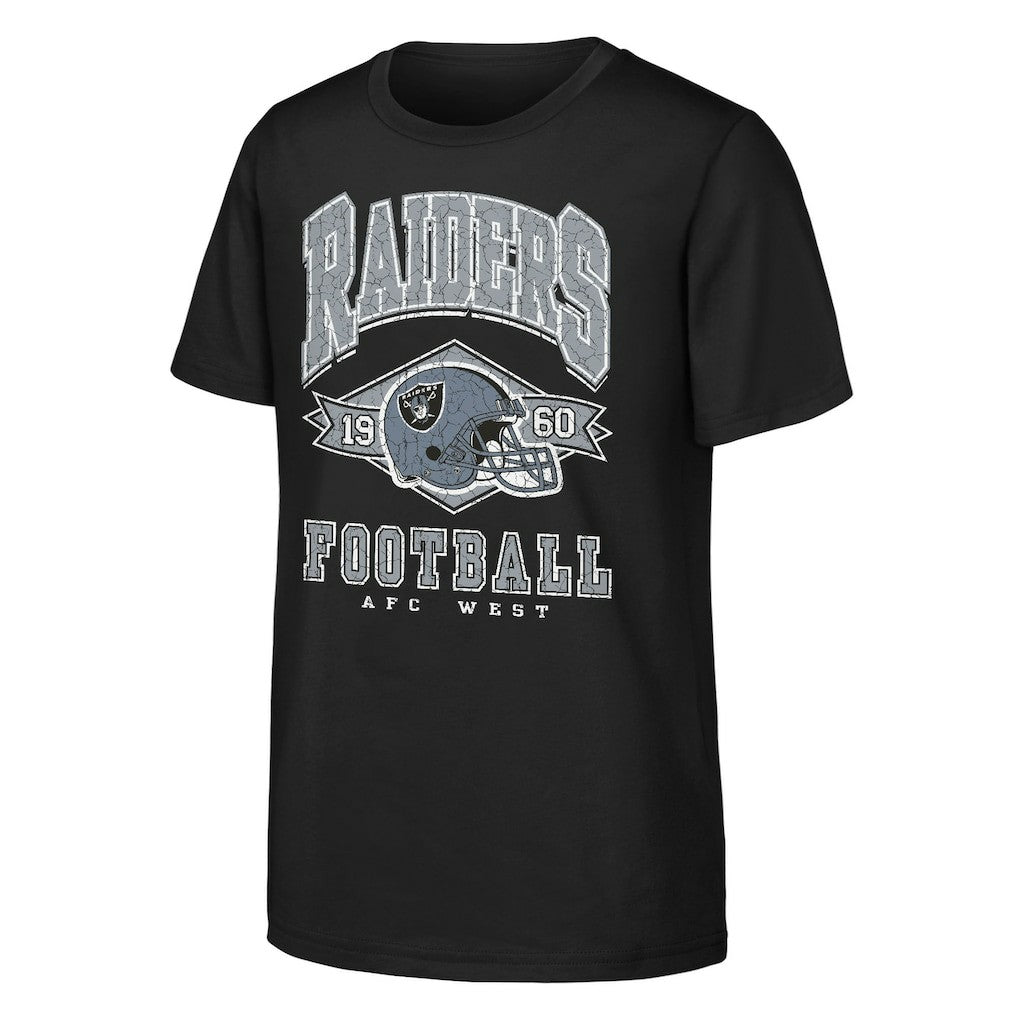 Las Vegas Raiders Outerstuff Youth Kick Off T-Shirt - Black T-shirts
