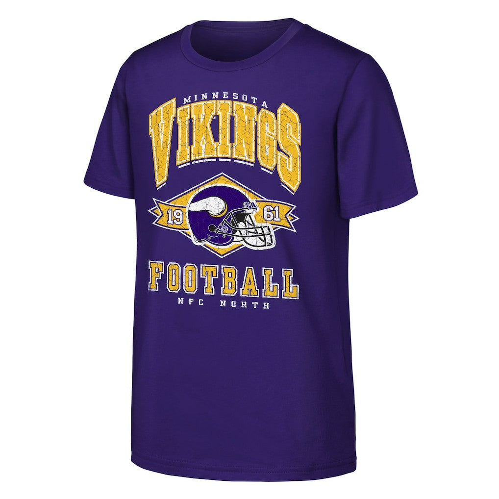 Minnesota Vikings Outerstuff Youth Kick Off T-Shirt - Purple T-shirts