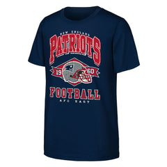New England Patriots Outerstuff Youth Kick Off T-Shirt - Navy T-shirts