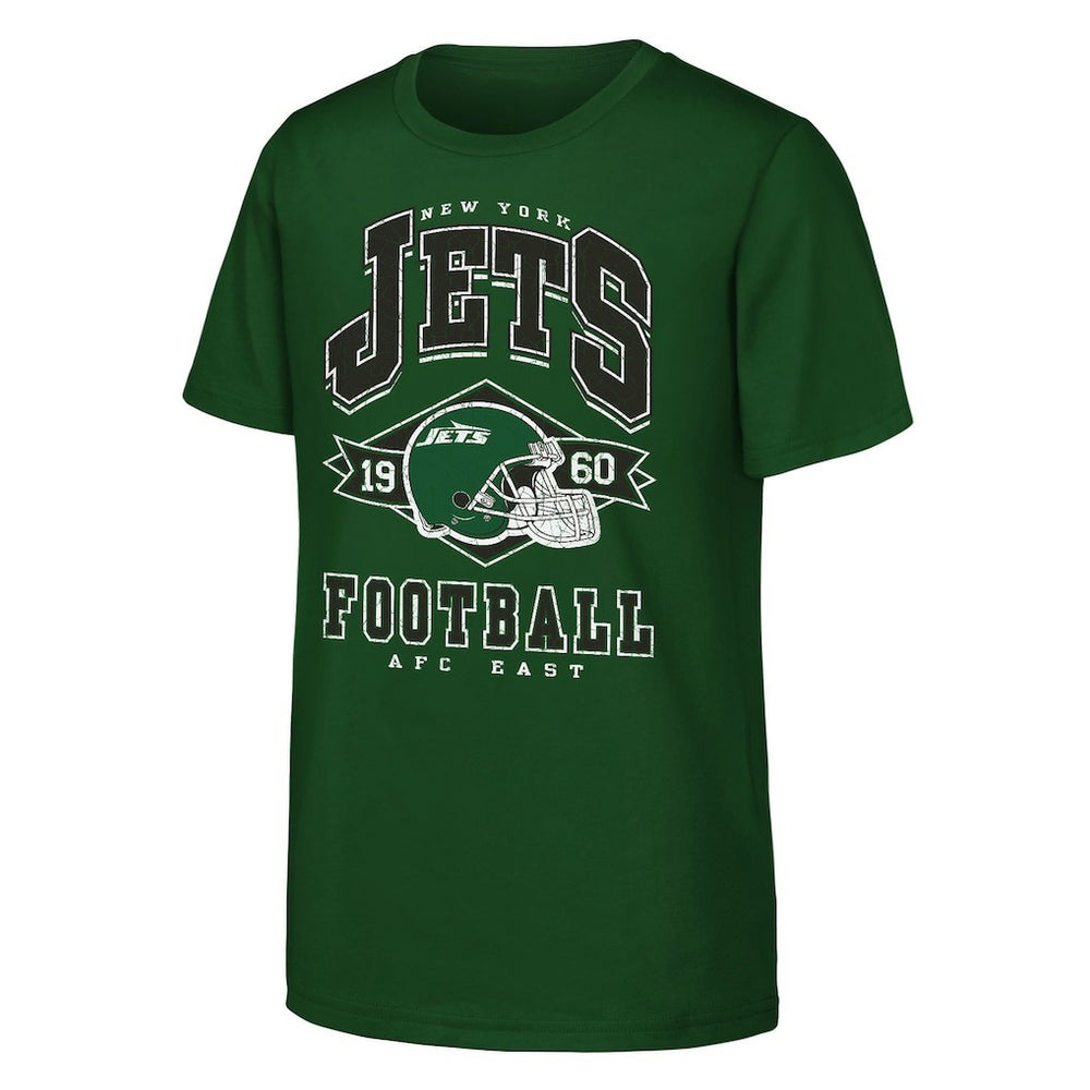 New York Jets Outerstuff Youth Kick Off T-Shirt - Green T-shirts