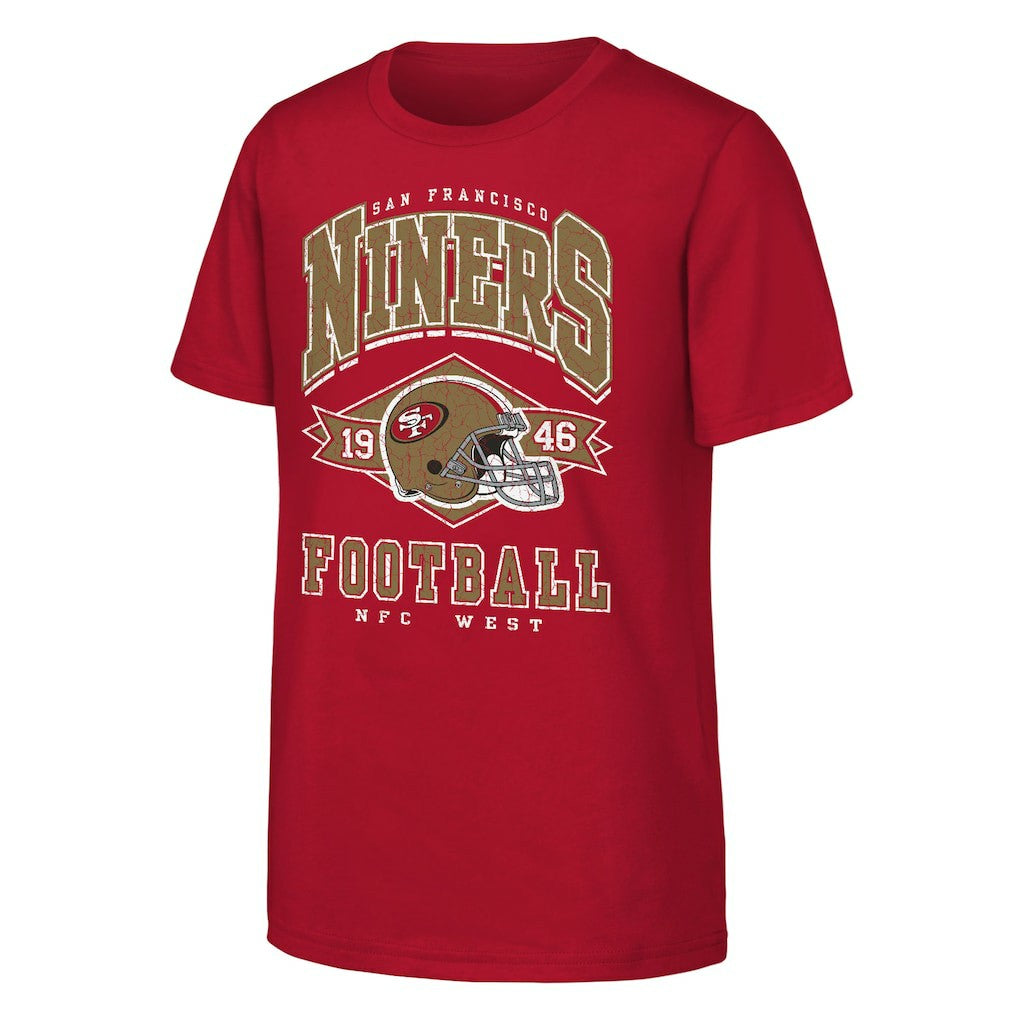 San Francisco 49ers Outerstuff Youth Kick Off T-Shirt - Scarlet T-shirts