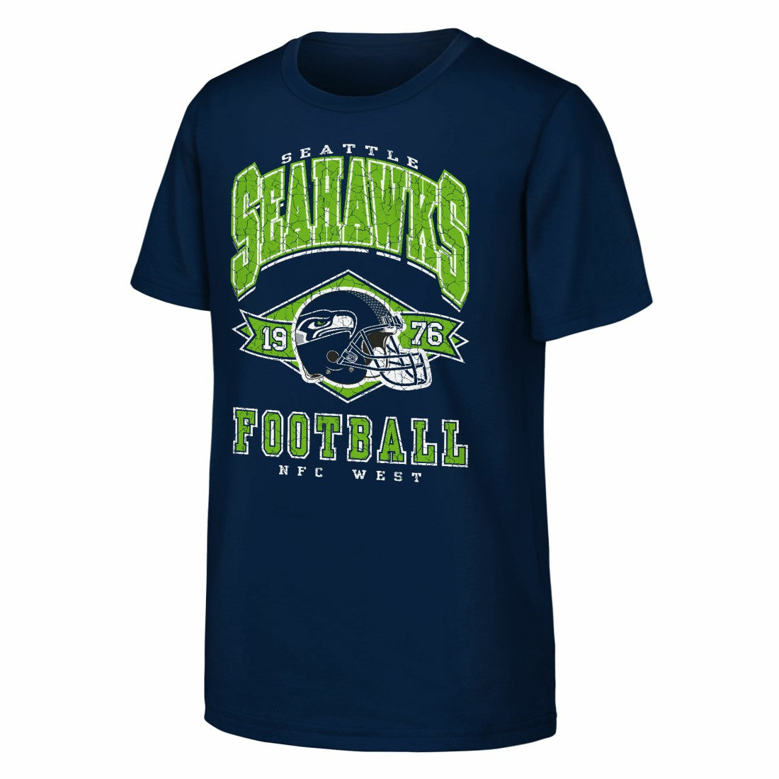 Seattle Seahawks Outerstuff Youth Kick Off T-Shirt - College Navy T-shirts