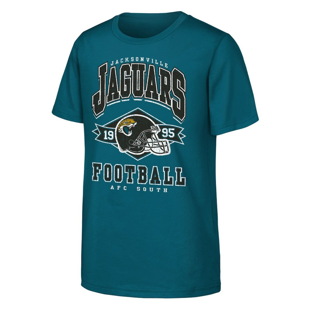 Jacksonville Jaguars Outerstuff Youth Kick Off T-Shirt - Teal T-shirts