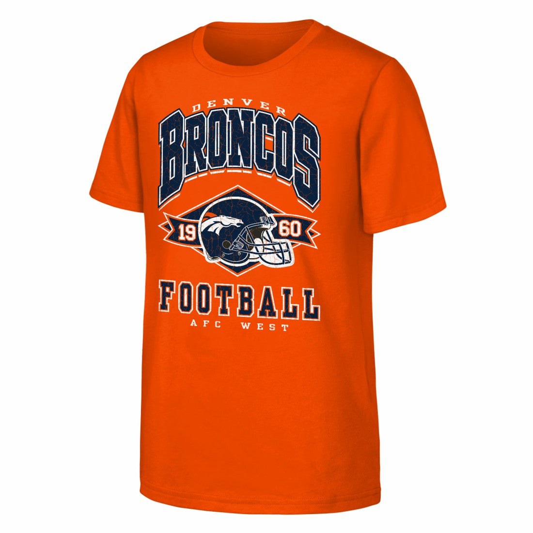 Denver Broncos Outerstuff Youth Kick Off T-Shirt - Orange T-shirts