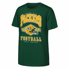 Green Bay Packers Outerstuff Youth Kick Off T-Shirt - Green T-shirts