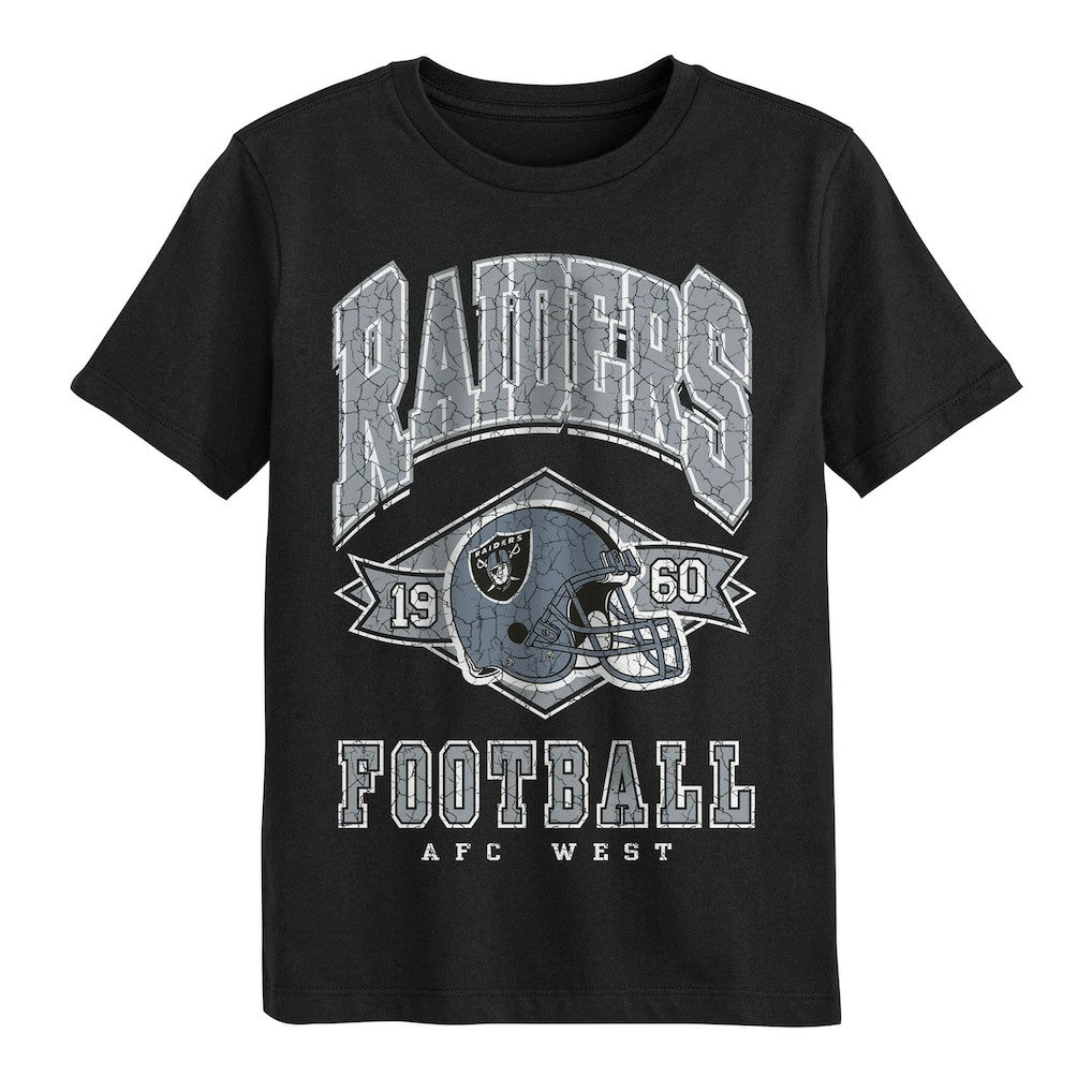Las Vegas Raiders Outerstuff Preschool Kick Off T-Shirt - Black T-shirts