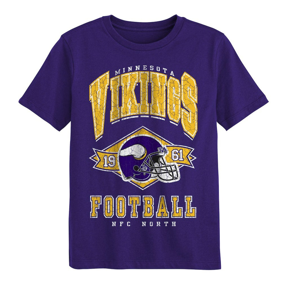Minnesota Vikings Outerstuff Preschool Kick Off T-Shirt - Purple T-shirts