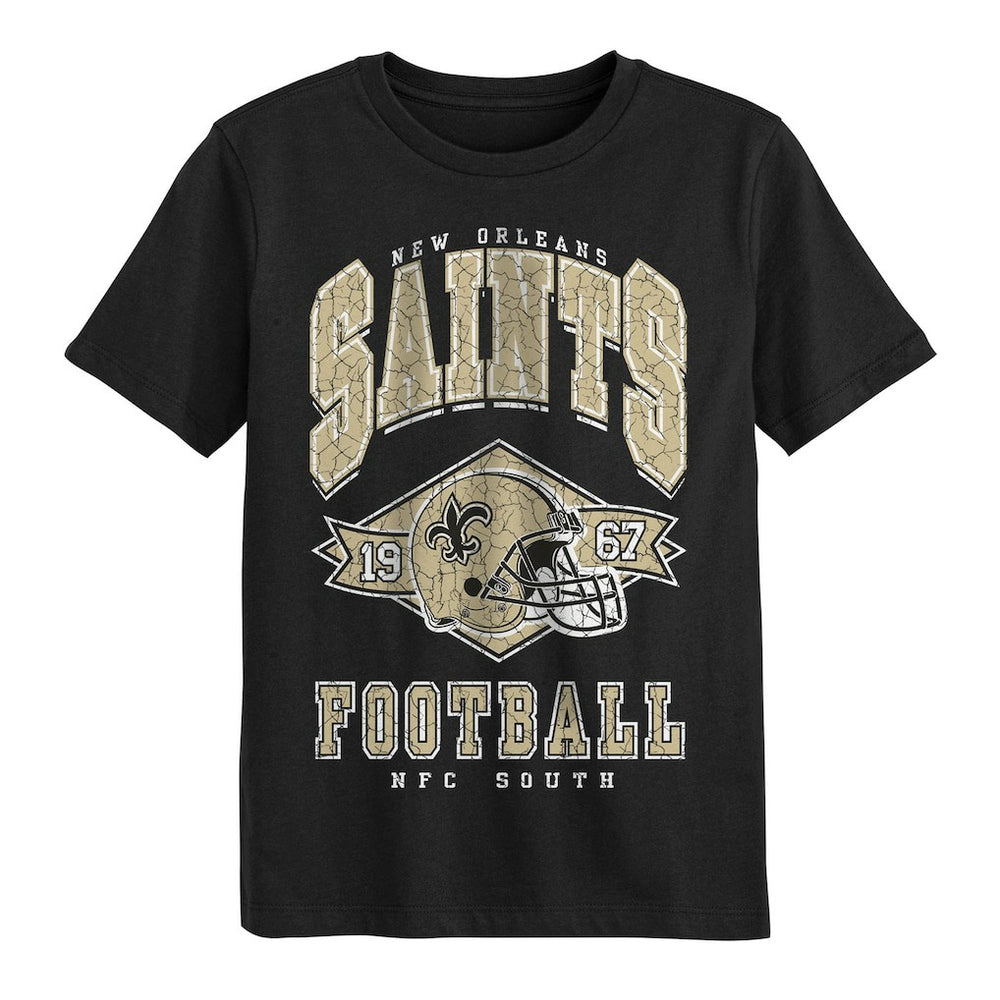 New Orleans Saints Outerstuff Preschool Kick Off T-Shirt - Black T-shirts