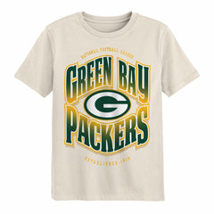 Green Bay Packers Outerstuff Youth Huddle T-Shirt - Cream T-shirts