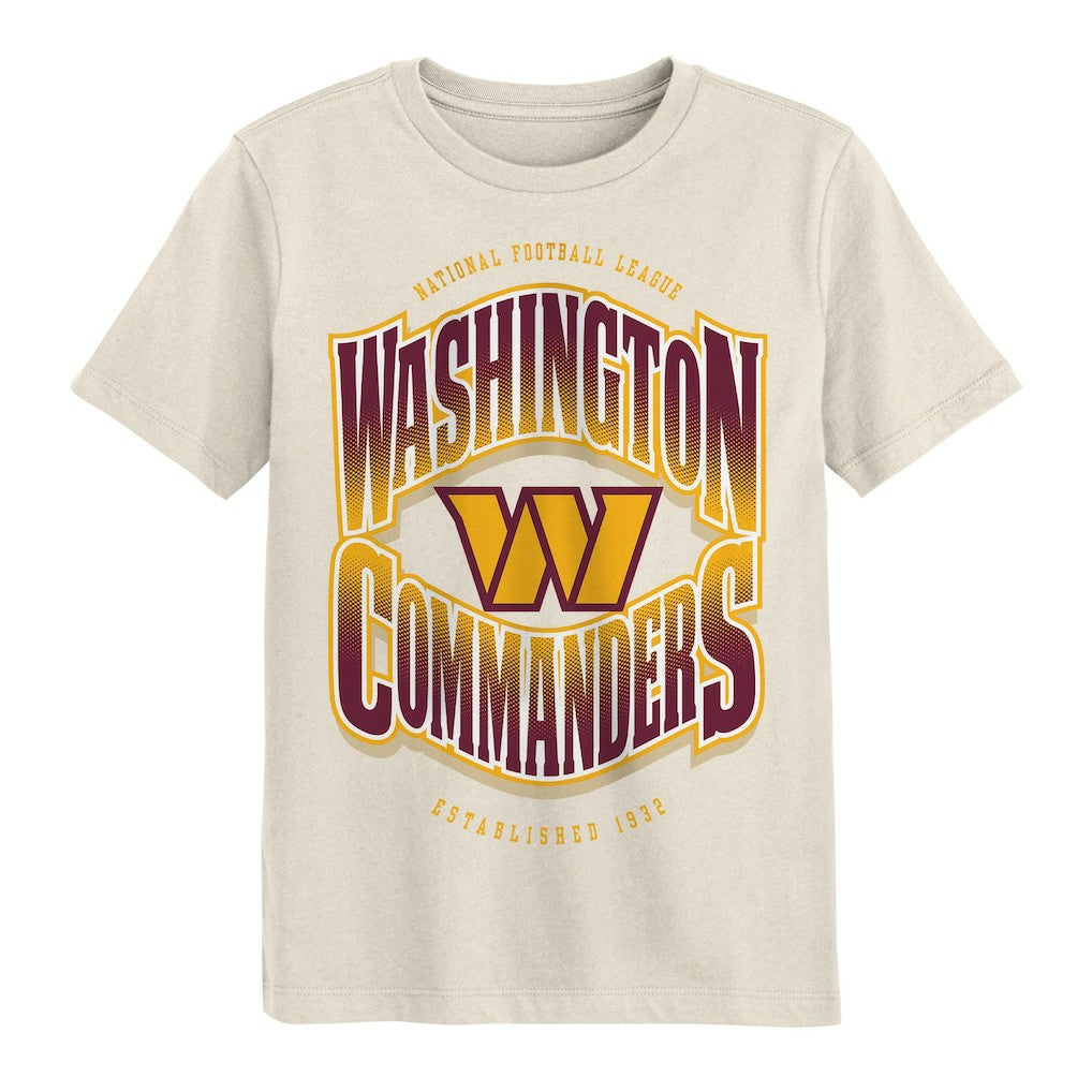 Washington Commanders Outerstuff Youth Huddle T-Shirt - Cream T-shirts