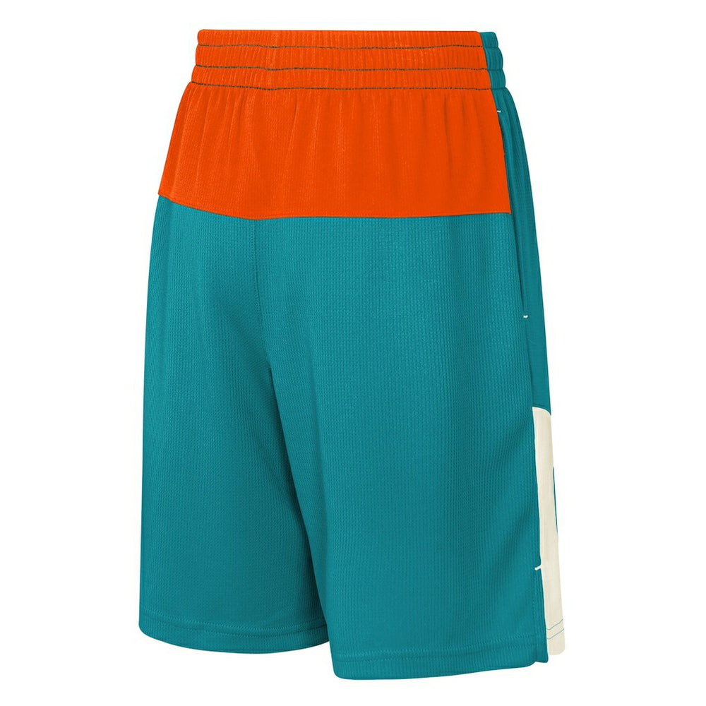 Miami Dolphins Youth Fandemonium Mesh Shorts - Aqua Shorts