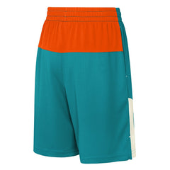 Miami Dolphins Youth Fandemonium Mesh Shorts - Aqua Shorts