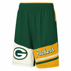 Green Bay Packers Youth Fandemonium Mesh Shorts - Green Shorts