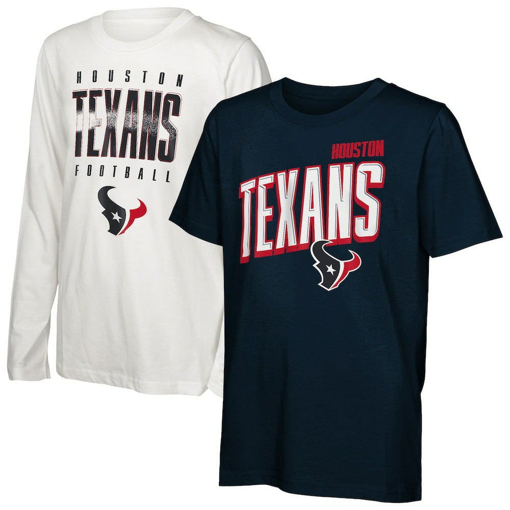 Houston Texans Outerstuff Youth The Mix Combo T-Shirt Set