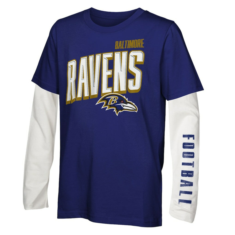 Baltimore Ravens Outerstuff Youth The Mix Combo T-Shirt Set