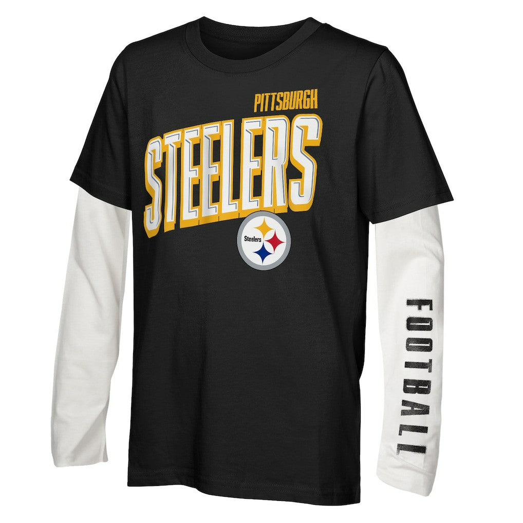 Pittsburgh Steelers Outerstuff Preschool The Mix Combo T-Shirt Set