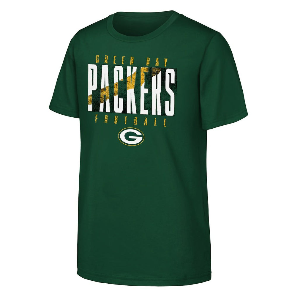 Green Bay Packers Outerstuff Youth Posterize T-Shirt - Green T-shirts