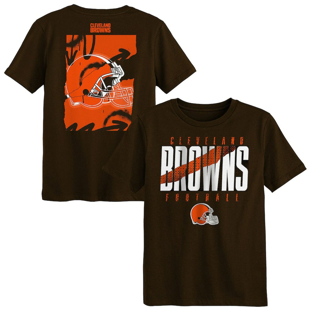 Cleveland Browns Outerstuff Preschool Posterize T-Shirt - Brown T-shirts