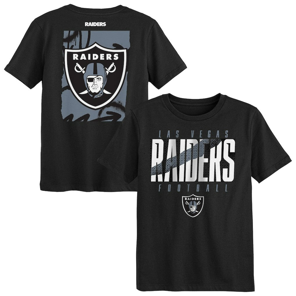 Las Vegas Raiders Outerstuff Preschool Posterize T-Shirt - Black T-shirts