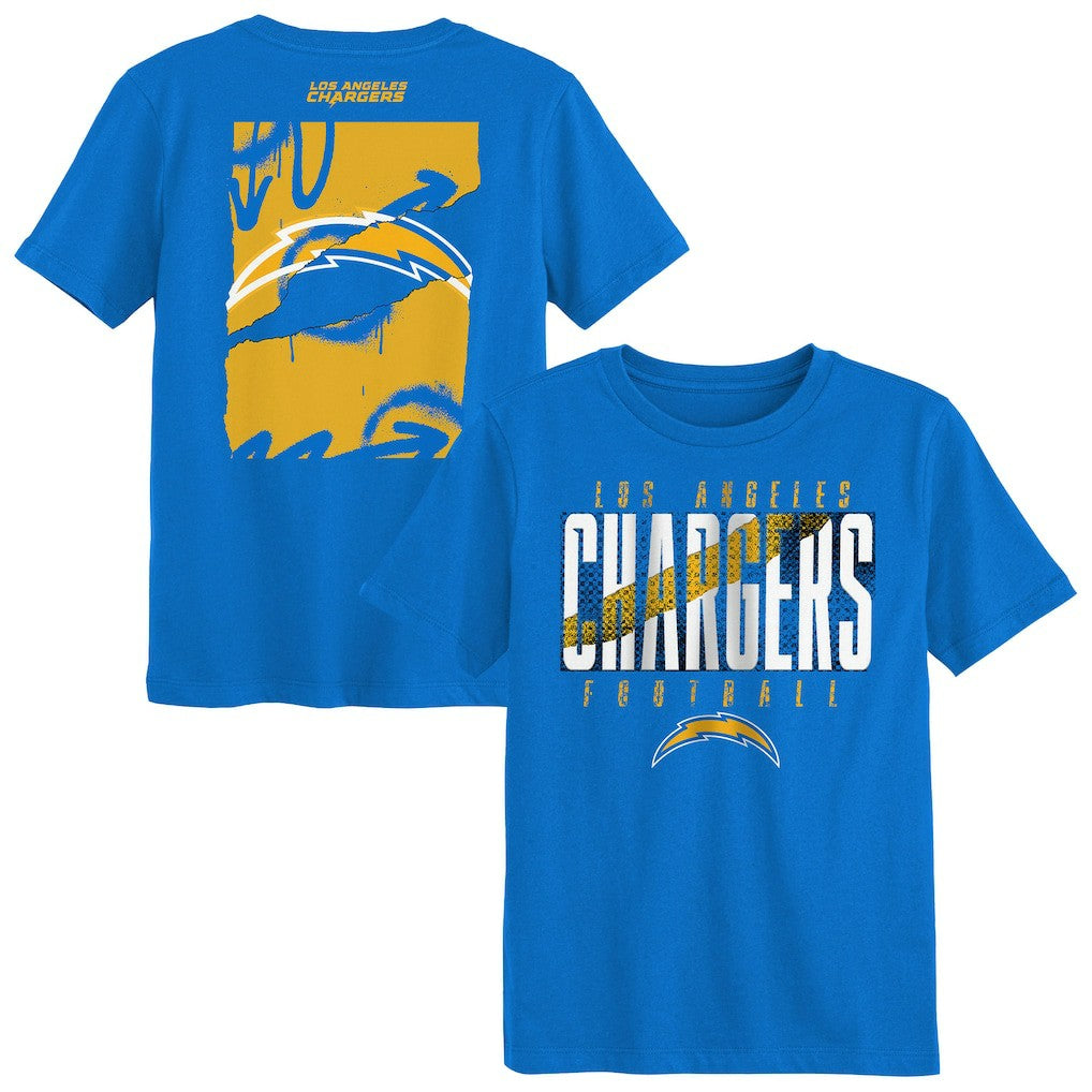 Los Angeles Chargers Outerstuff Preschool Posterize T-Shirt - Powder Blue T-shirts