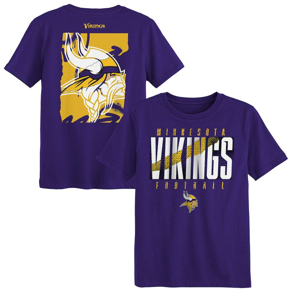 Minnesota Vikings Outerstuff Preschool Posterize T-Shirt - Purple T-shirts