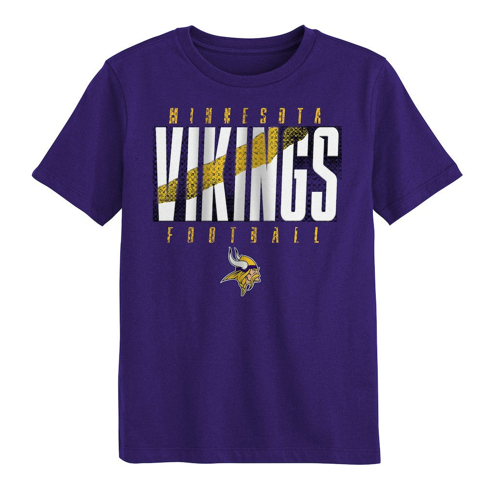 Minnesota Vikings Outerstuff Preschool Posterize T-Shirt - Purple T-shirts