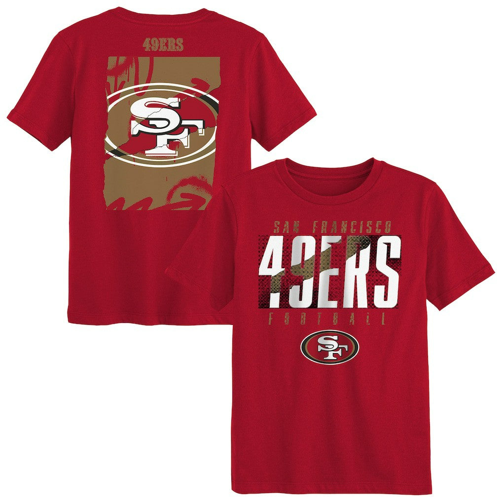 San Francisco 49ers Outerstuff Preschool Posterize T-Shirt - Scarlet T-shirts