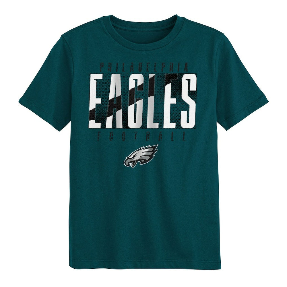 Philadelphia Eagles Outerstuff Preschool Posterize T-Shirt - Midnight Green T-shirts