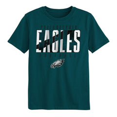 Philadelphia Eagles Outerstuff Preschool Posterize T-Shirt - Midnight Green T-shirts