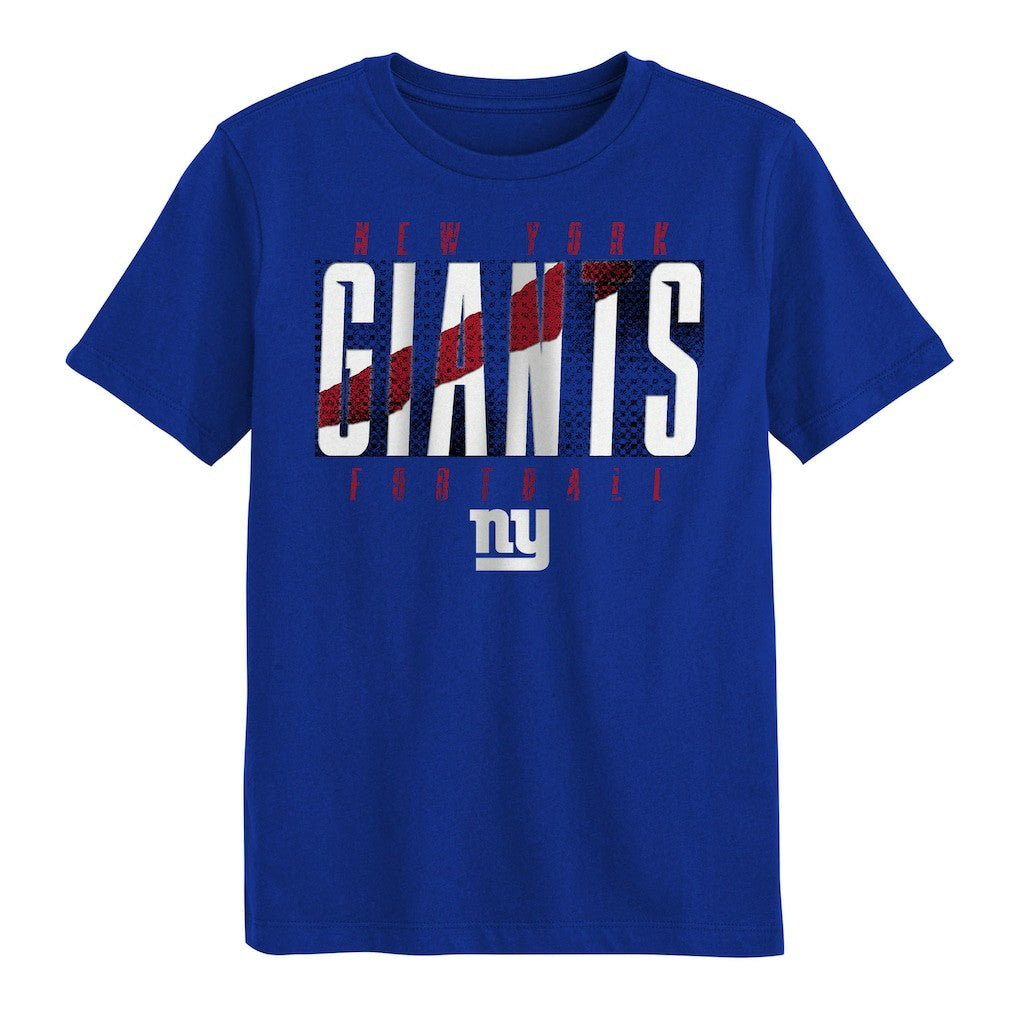 New York Giants Outerstuff Preschool Posterize T-Shirt - Royal T-shirts