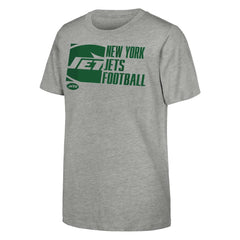 New York Jets Outerstuff Youth Post Game T-Shirt - Heather Gray T-shirts