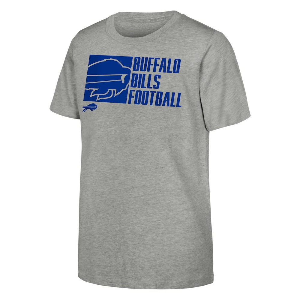 Buffalo Bills Outerstuff Youth Post Game T-Shirt - Heather Gray T-shirts